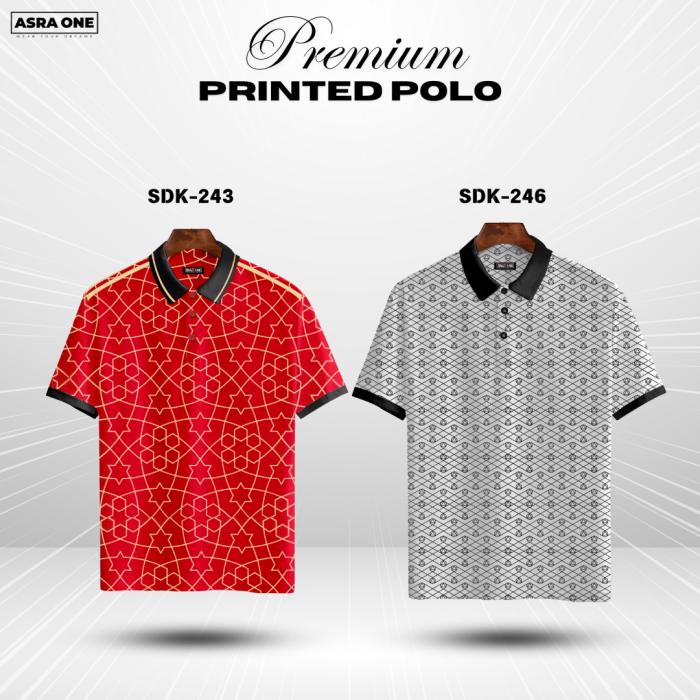 Premium Printed Summer Collcetion Polo – SDK243/246