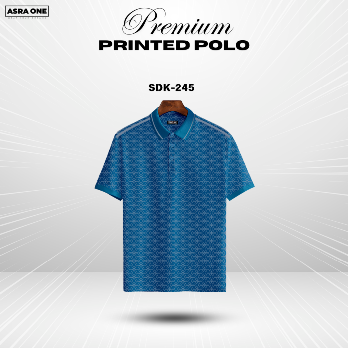 Premium Printed Summer Collcetion Polo - SDK245