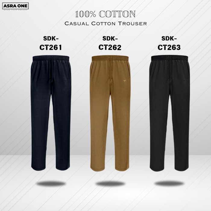 Premium Cotton Trouser – SDK-CT261/CT262/CT263