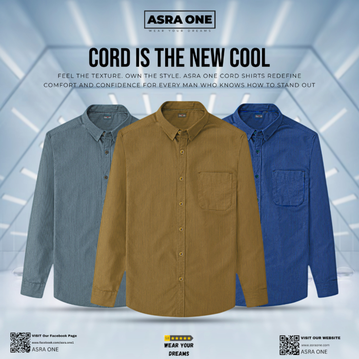 Asra One Special Cord Shirt – SDK-267/268/269