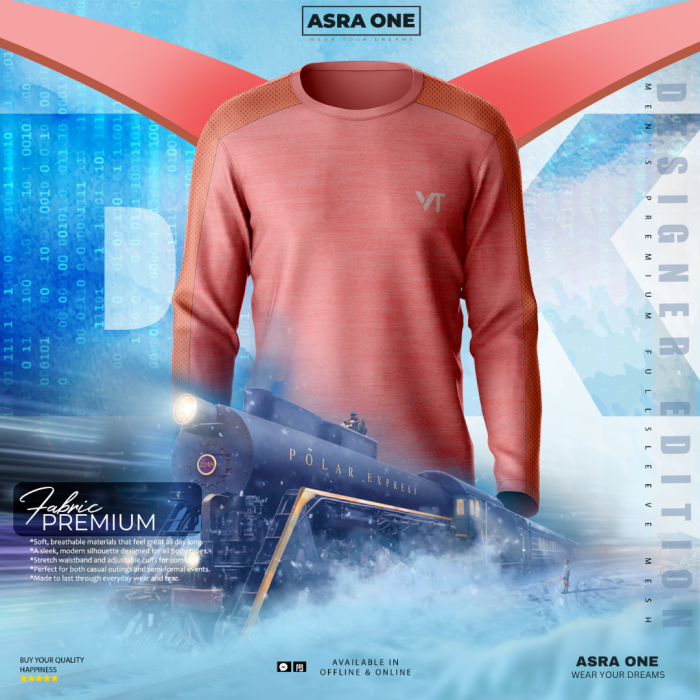 Asra One Full Sleeve Sports T-shirt - VT16