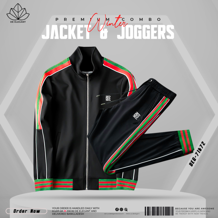 Asra One Luxurious Tracksuit Jacket & Jogger Set Combo – DEG 71/72(Set)