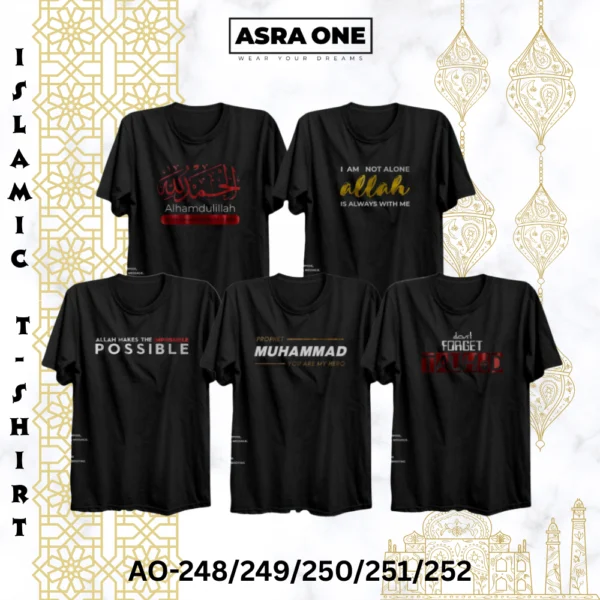 Asra One Islamic Tshirt – AO-248/249/250/251/252