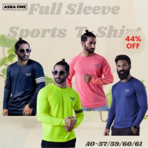 Asra One Full Sleeve Sports T-shirt - AO-57/59/60/61