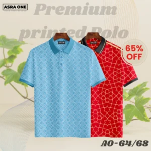 Asra One Premium Printed Polo - AO-64/68